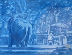 Elephants At Sri-Satchanalai, Thailand  Version 2  2018